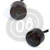 Coppia frecce led Highsider Apollo nero con luce di posizione fumè - Foto 2
