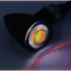 Coppia frecce led Highsider Apollo Bullet nero con luce posizione fumè - Foto 12