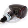 Coppia frecce led Highsider Apollo Bullet nero con luce posizione fumè - Foto 5