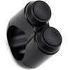 Pulsantiera 22mm Motone 2 Push Button nero
