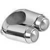 Pulsantiera 1'' Motone 2 Push Button cromo