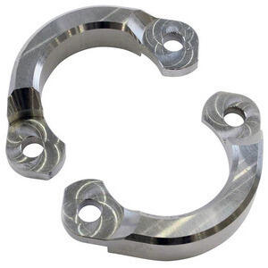Flangia collettori di scarico per Moto Guzzi Serie Grossa 48mm CNC spezzata grigio