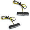 Coppia frecce led Highsider Stripe nero opaco