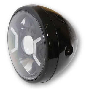 Faro anteriore 7\'\' Highsider Reno Type2 full led nero lucido