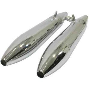 Coppia finali di scarico per Moto Guzzi V 7 Special Lafranconi cromo