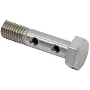 Vis banjo de conduite d\'huile moteur M8x1.25 double