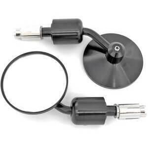 Specchietto retrovisore bar-end Cafe Racer Type1 nero coppia