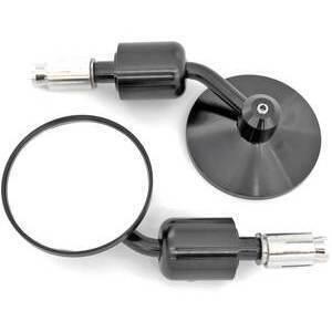 Specchietto retrovisore bar-end Cafe Racer Type1 nero coppia