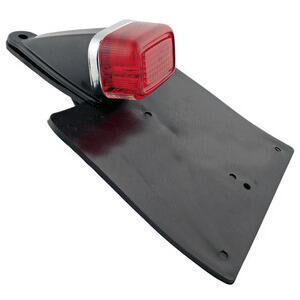 Halogen tail light Enduro license plate holder