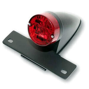 Fanalino posteriore alogeno Speedster con portatarga nero