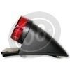 Fanalino posteriore alogeno Speedster con portatarga nero - Foto 2