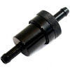 Filtro benzina 2 vie 8mm smontabile alluminio nero