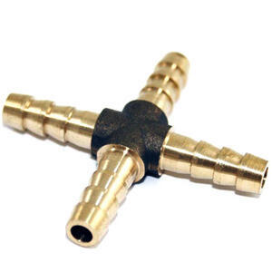 Sdoppiatore tubo benzina X 8mm ottone