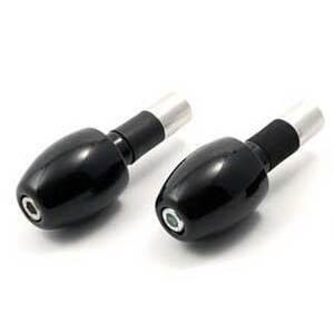 Coppia contrappesi antivibranti LSL ellittici 14/18mm nero