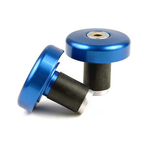 Coppia contrappesi antivibranti LSL cilindrici piatti 14mm blu