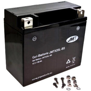 Batteria di accensione JMT YTX20L-BS gel 12V-20Ah
