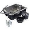 Coppa olio motore per Moto Guzzi Serie Grossa filtro inferiore completo nero