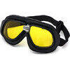 Maschera moto Bandit Classic nero lenti giallo