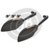 Specchietto retrovisore Highsider Torezzo con freccia nero coppia - Foto 5