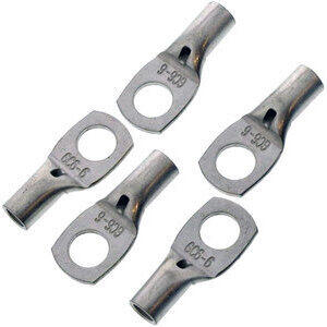 Terminale cavo elettrico ad anello 4-6mm foro M6 set 5pz