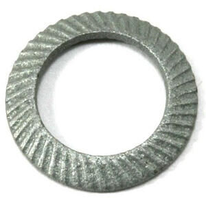 Brake disc contour fixing washer