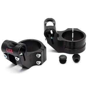 Collare semi manubri LSL Sport Match rialzo 35mm nero coppia