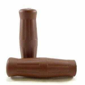 Coppia manopole Old School 1'' marrone