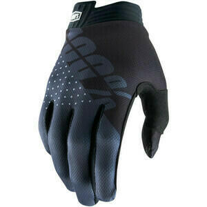 Guanti 100% I-Track nero/grigio