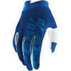 Guanti moto 100% I-Track blu/bianco