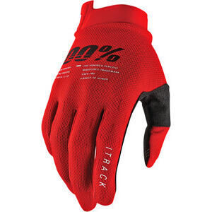 Guanti moto 100% I-Track rosso