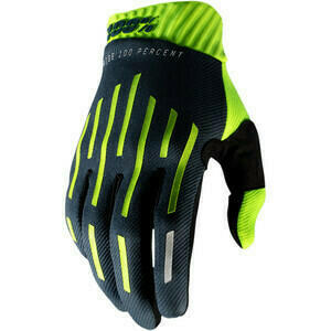 Guanti 100% Ridefit grigio/verde