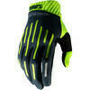 Guanti moto 100% Ridefit grigio/verde