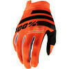 Guanti moto 100% I-Track arancione/nero