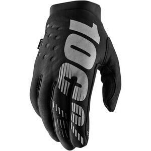 Motorcycle gloves 100% Brisker black