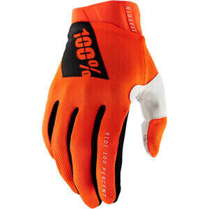 Motorcycle gloves 100% Ridefit orange