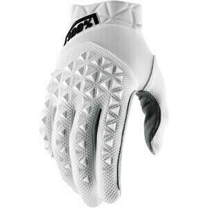 Guanti moto 100% Airmatic bianco