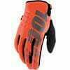 Guanti moto 100% Brisker arancione