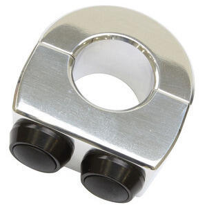 Pulsantiera Motogadget 22mm M-Switch 2 Push Button grigio/nero