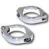Coppia fascette forcella Highsider 35-37mm cromo