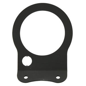 Piastra supporto strumentazione per Moto Guzzi 80mm nero