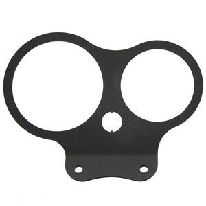 Piastra supporto strumentazione per Moto Guzzi 80-100mm nero