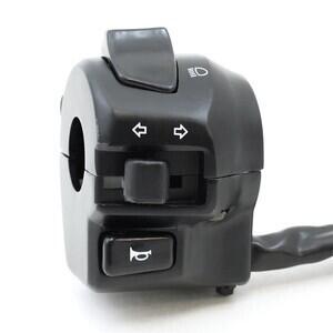 Blocchetto elettrico K&S Modern sinistro con spia nero