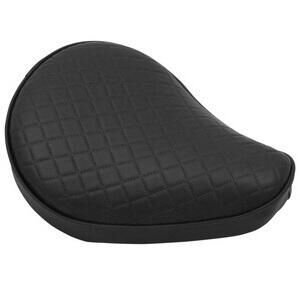 Sella completa Custom guidatore nero rombi