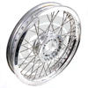 Ruota a raggi per Moto Guzzi Serie Grossa 17''x3.00 - 17''x4.25 CNC kit completo - Foto 3