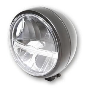 Faro anteriore 5.3/4\'\' Highsider Jackson full led attacco basso nero opaco