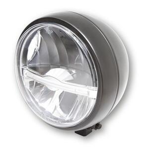 Faro anteriore 5.3/4'' Highsider Jackson full led attacco basso nero opaco