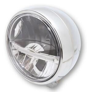 Faro anteriore 5.3/4\'\' Highsider Jackson full led attacco basso cromo