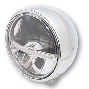 Faro anteriore 5.3/4'' Highsider Jackson full led attacco basso cromo