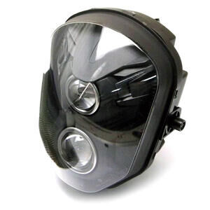 Faro anteriore Sport alogeno nero