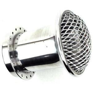 Cornetto aspirazione M48x75mm rete bombata